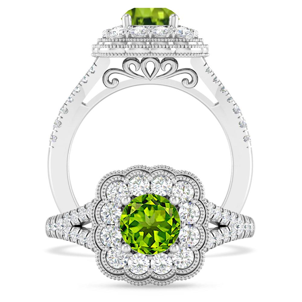 White Gold - Peridot