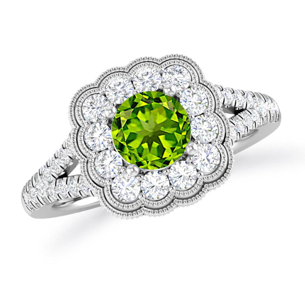 White Gold - Peridot