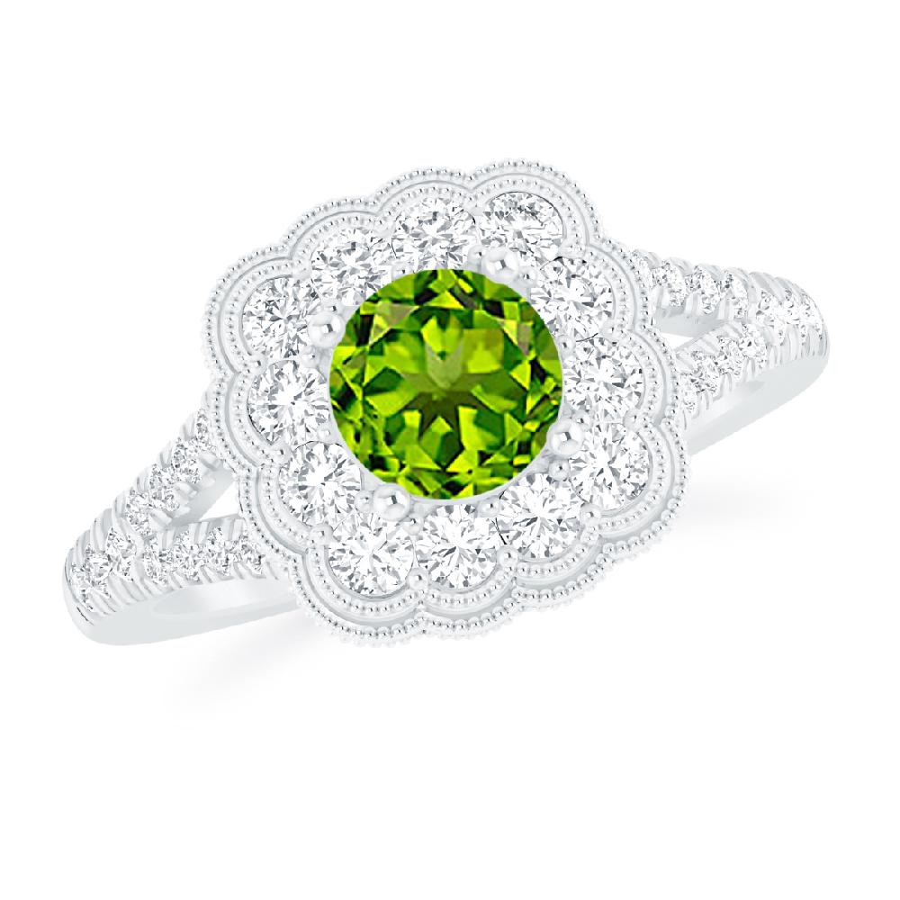 White Gold - Peridot