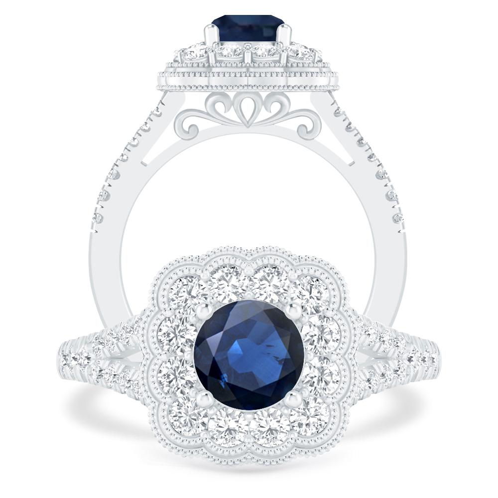 White Gold - Sapphire