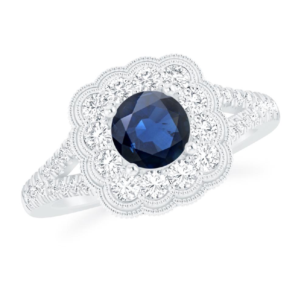 White Gold - Sapphire