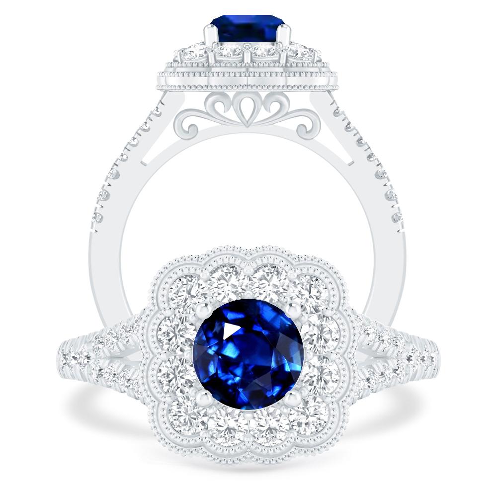 White Gold - Sapphire