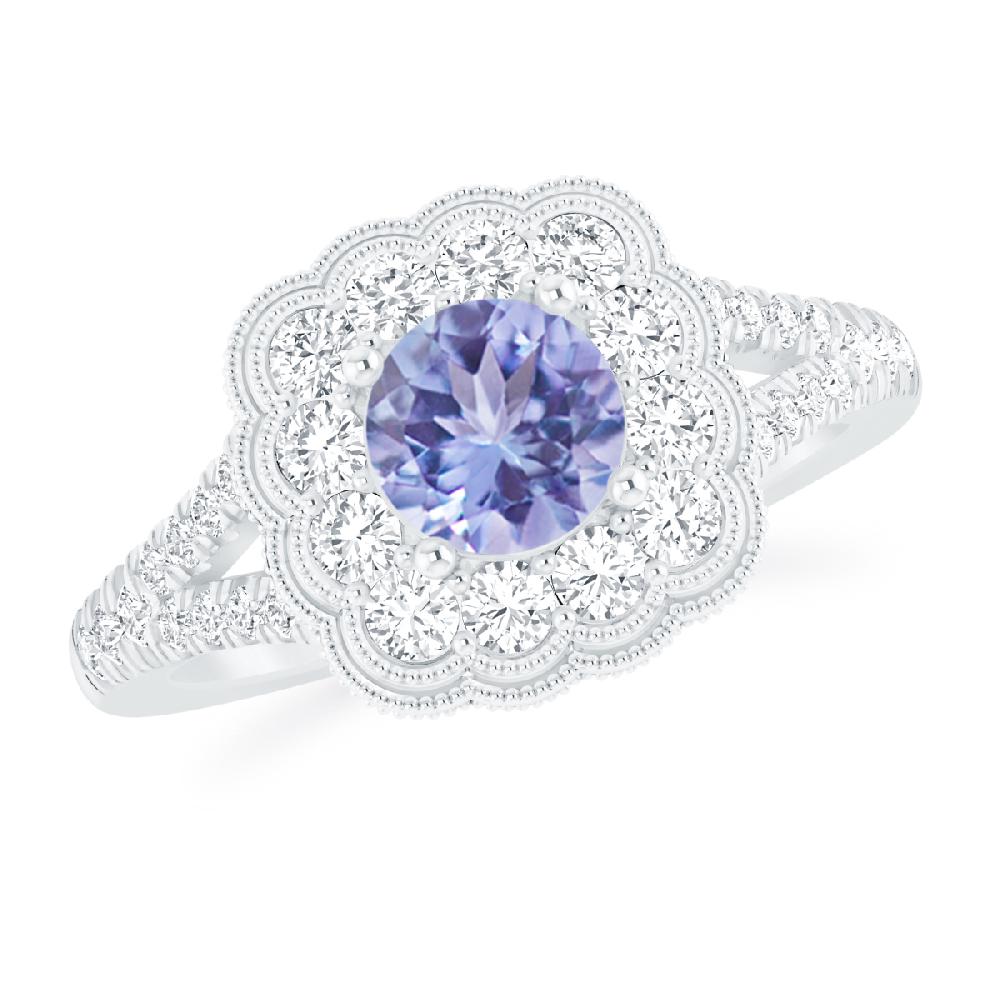 White Gold - Tanzanite