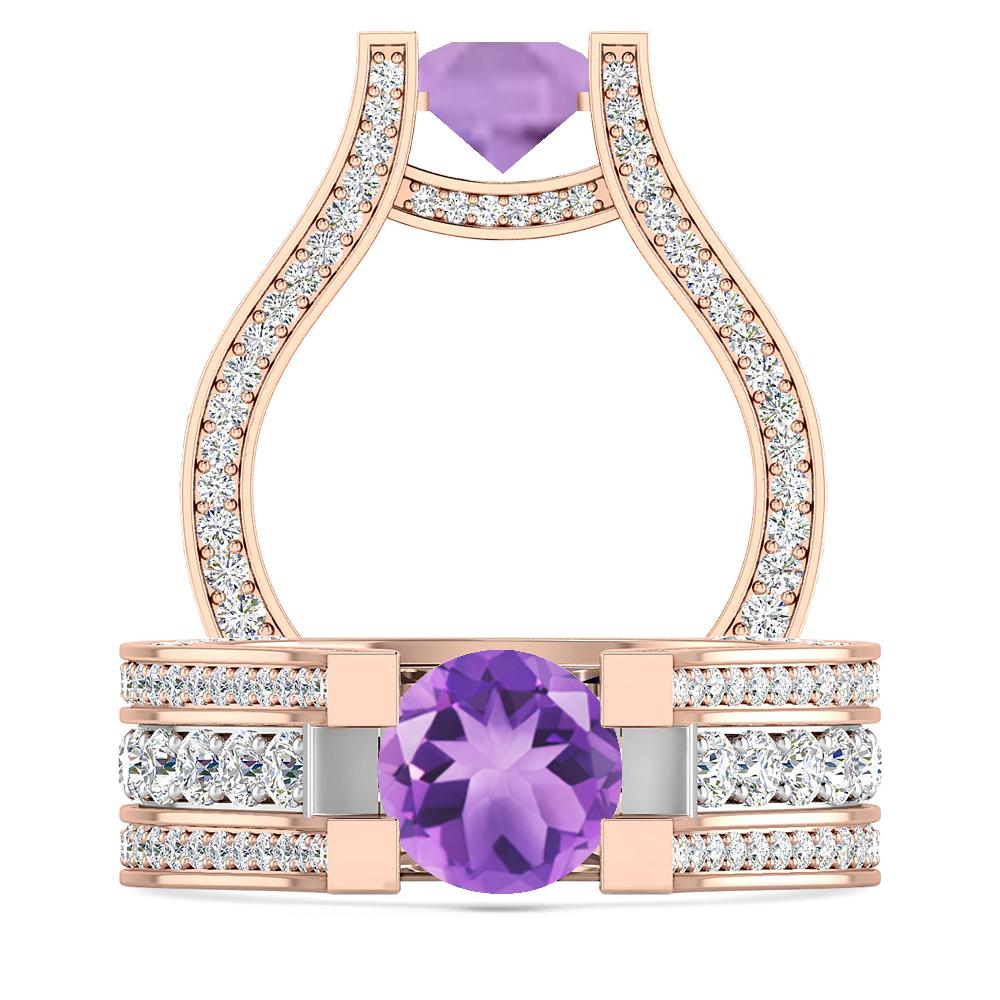 Rose Gold - Amethyst