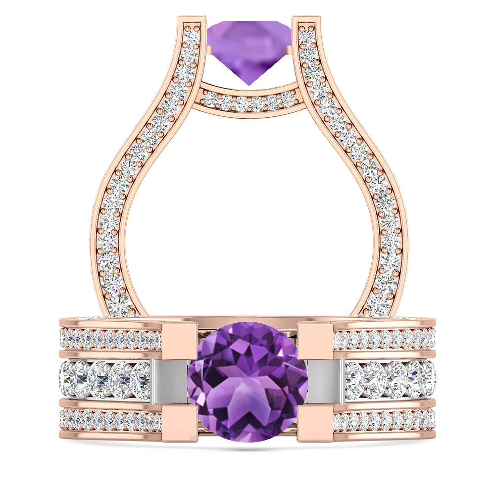 Rose Gold - Amethyst