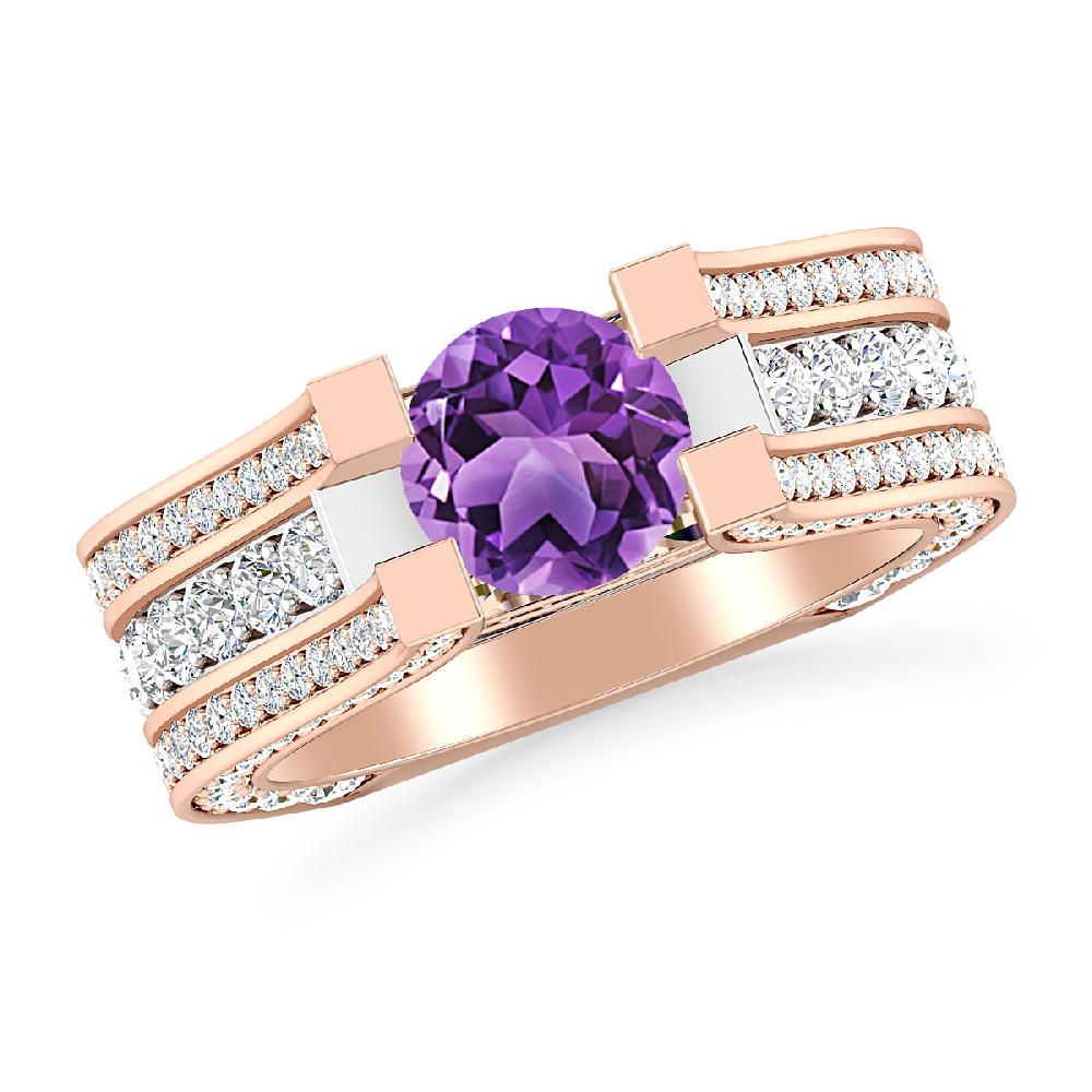 Rose Gold - Amethyst