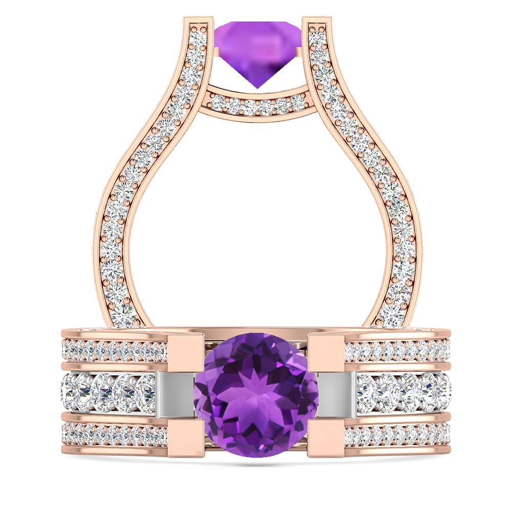 Rose Gold - Amethyst