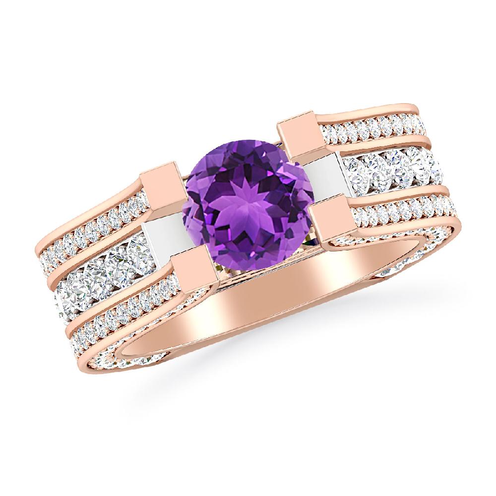 Rose Gold - Amethyst