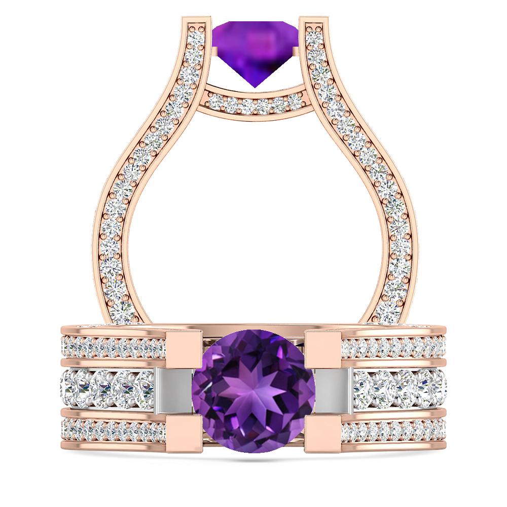 Rose Gold - Amethyst