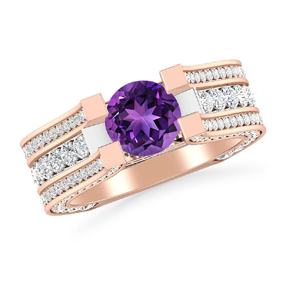 Rose Gold - Amethyst