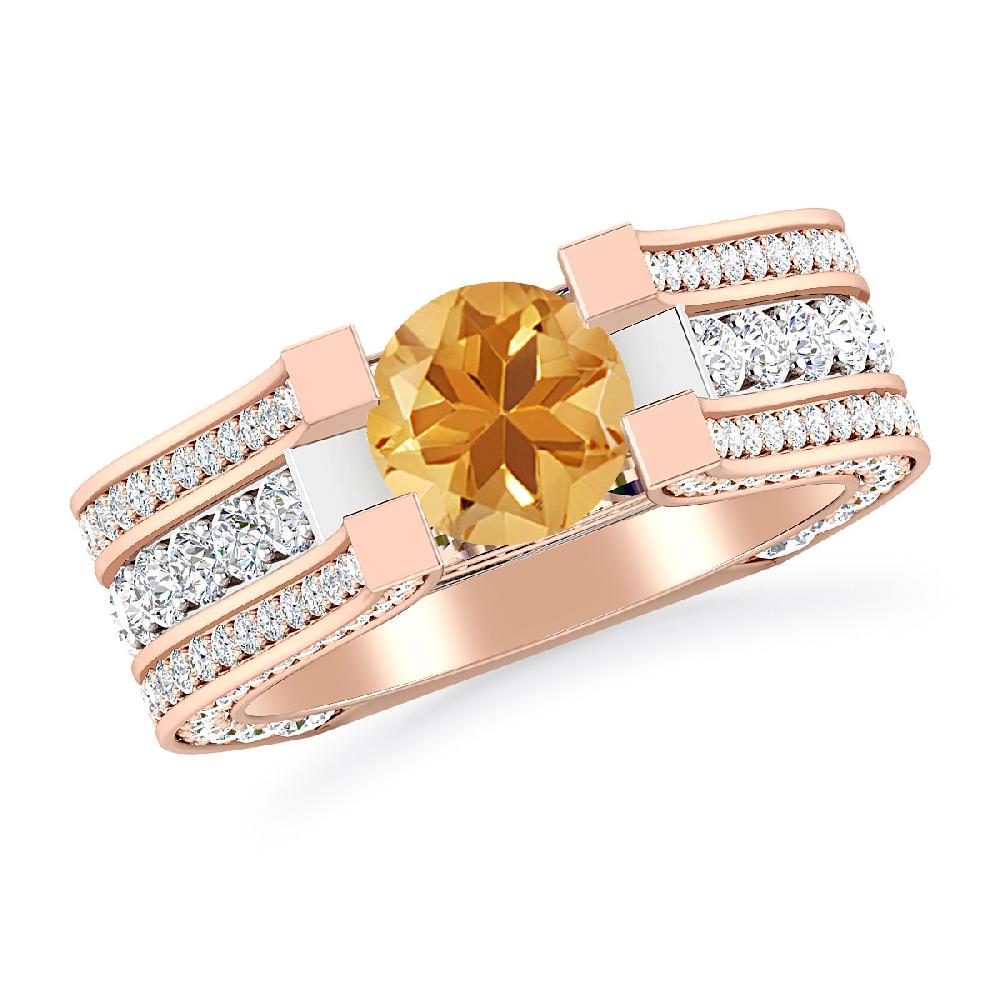 Rose Gold - Citrine