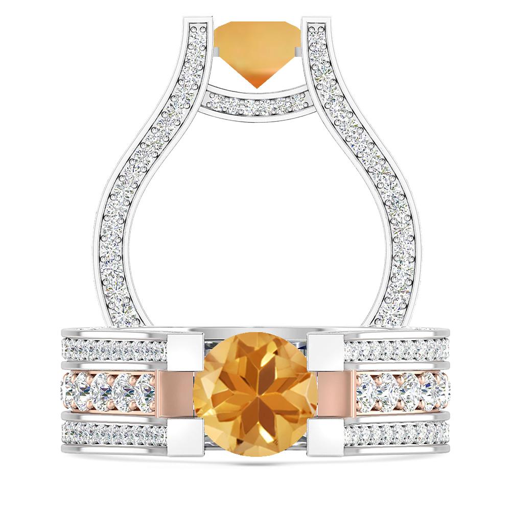 White Gold - Citrine