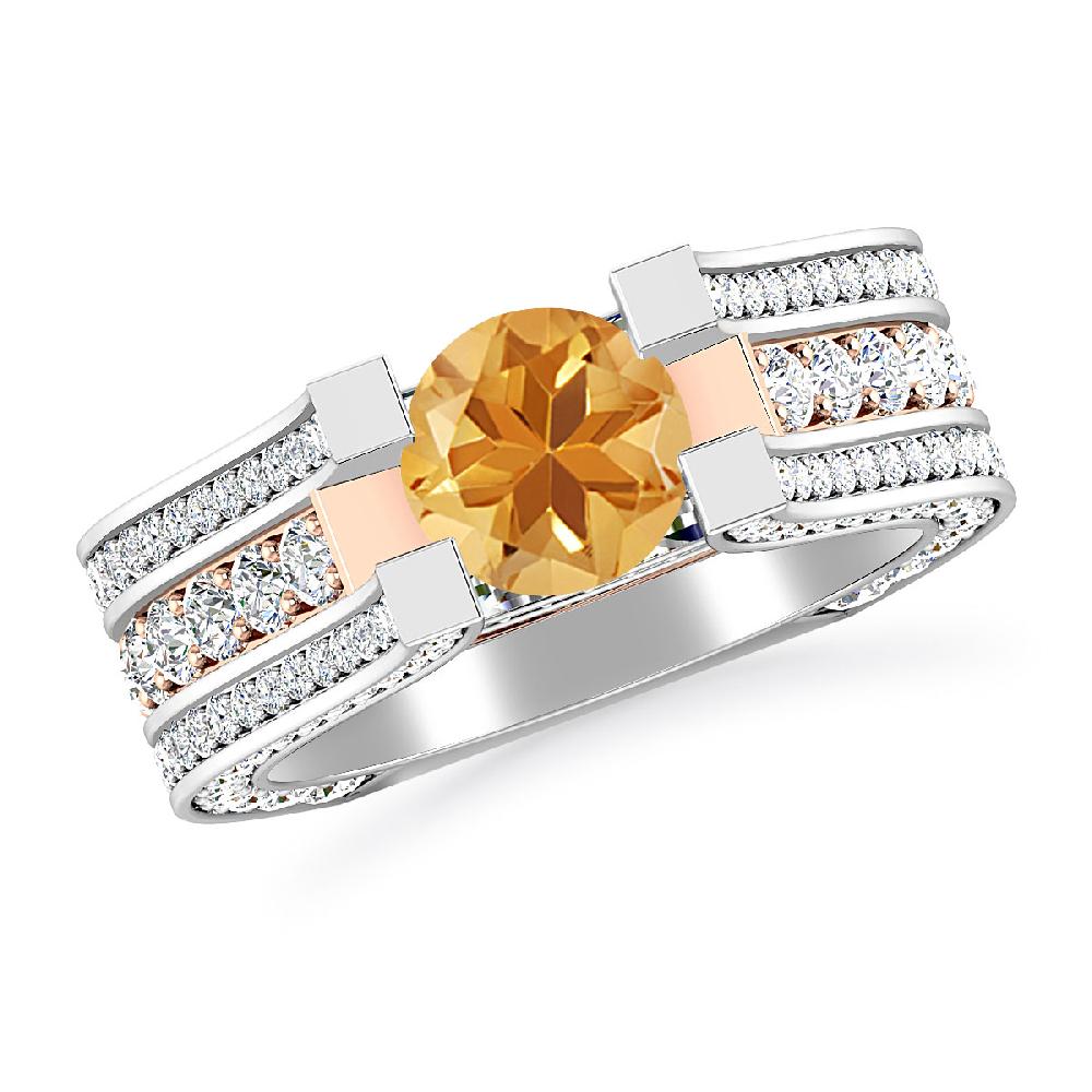 White Gold - Citrine