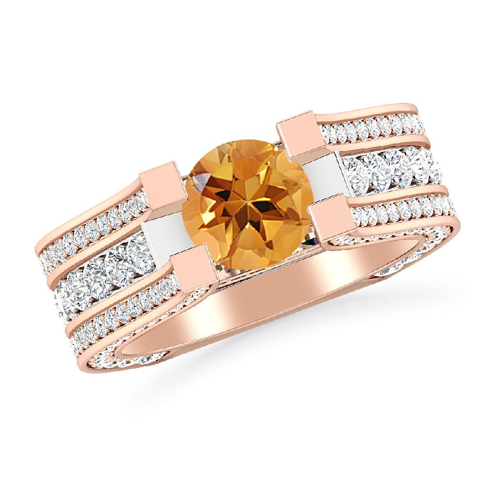 Rose Gold - Citrine