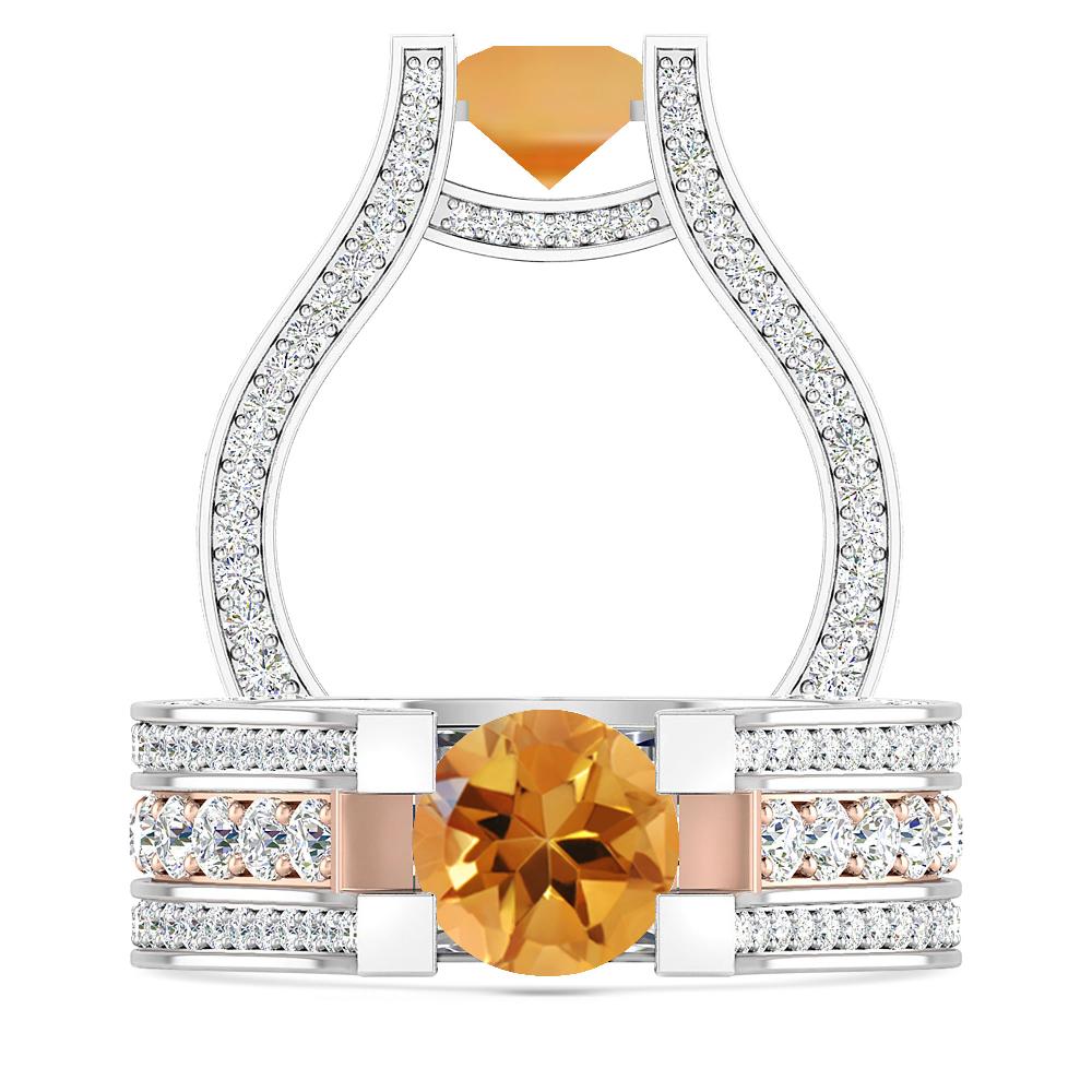 White Gold - Citrine