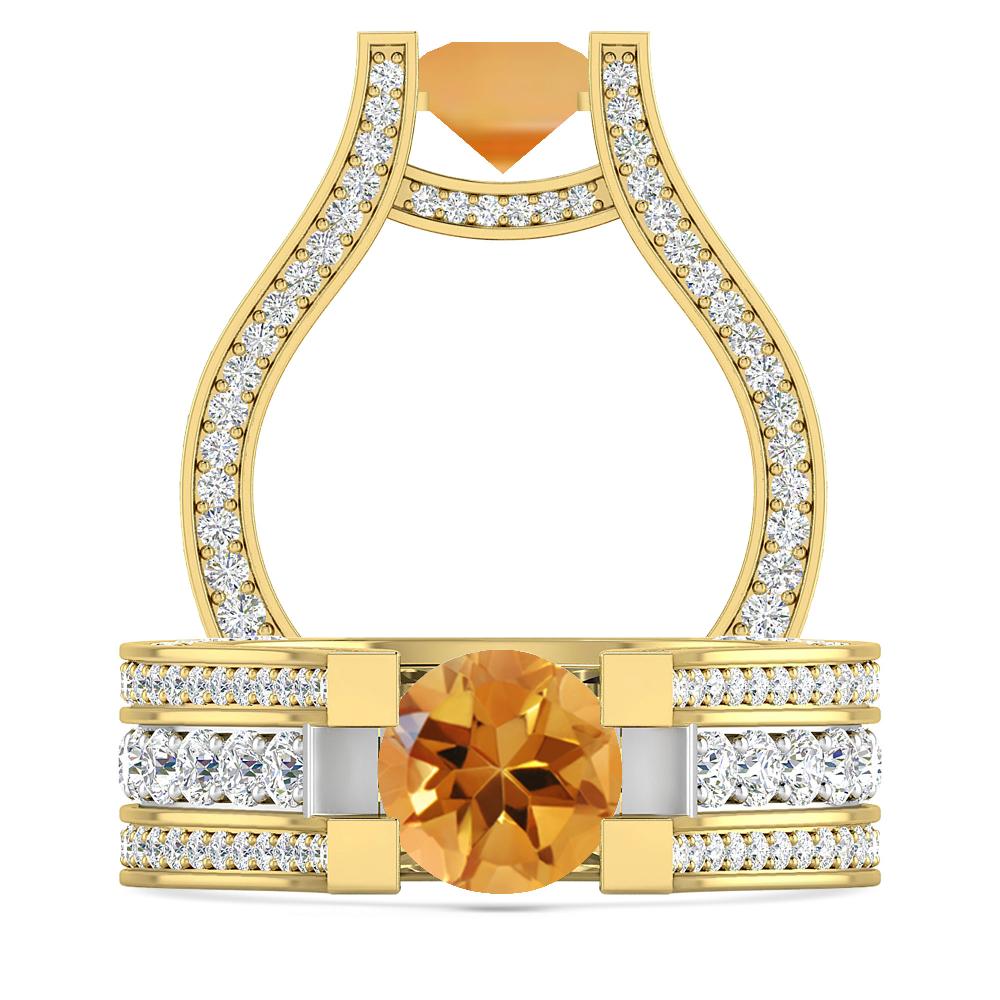 Yellow Gold - Citrine