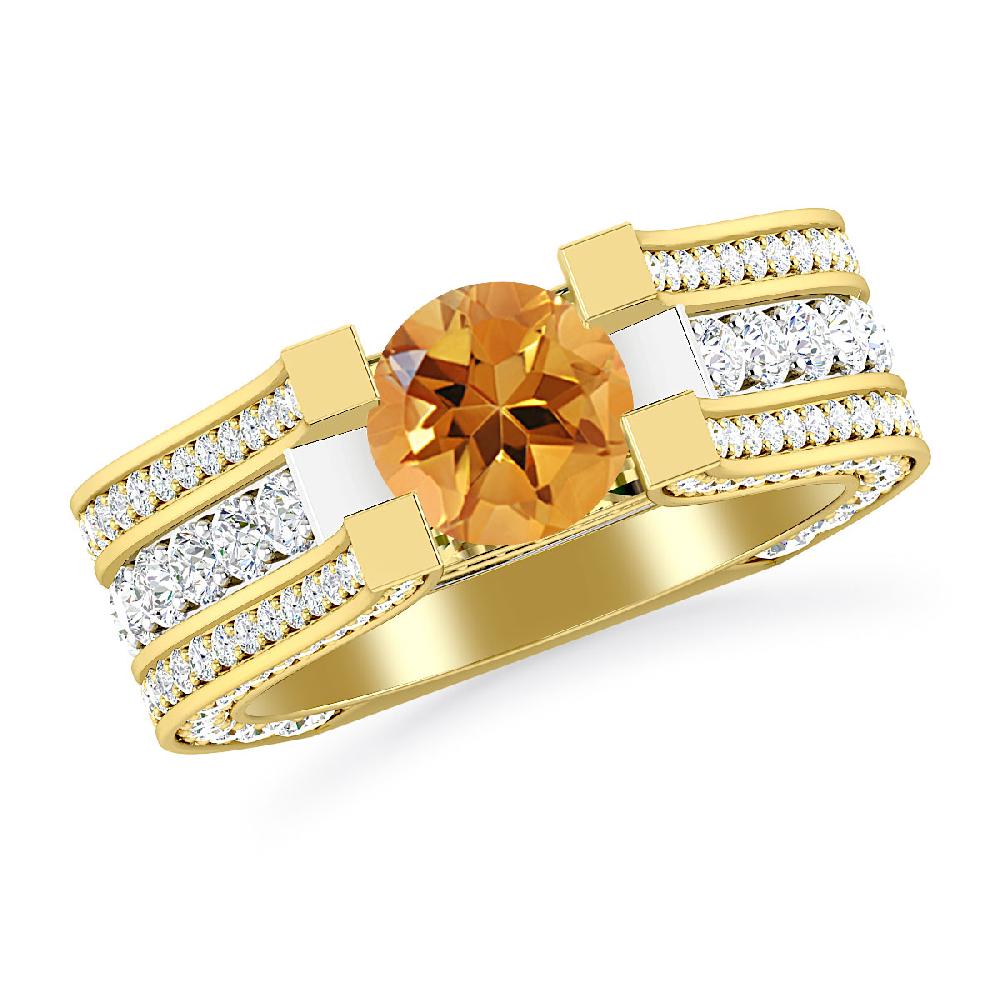 Yellow Gold - Citrine