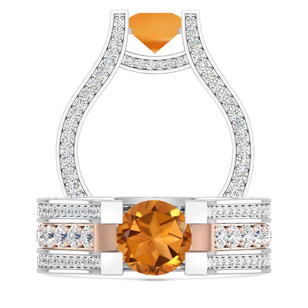 White Gold - Citrine