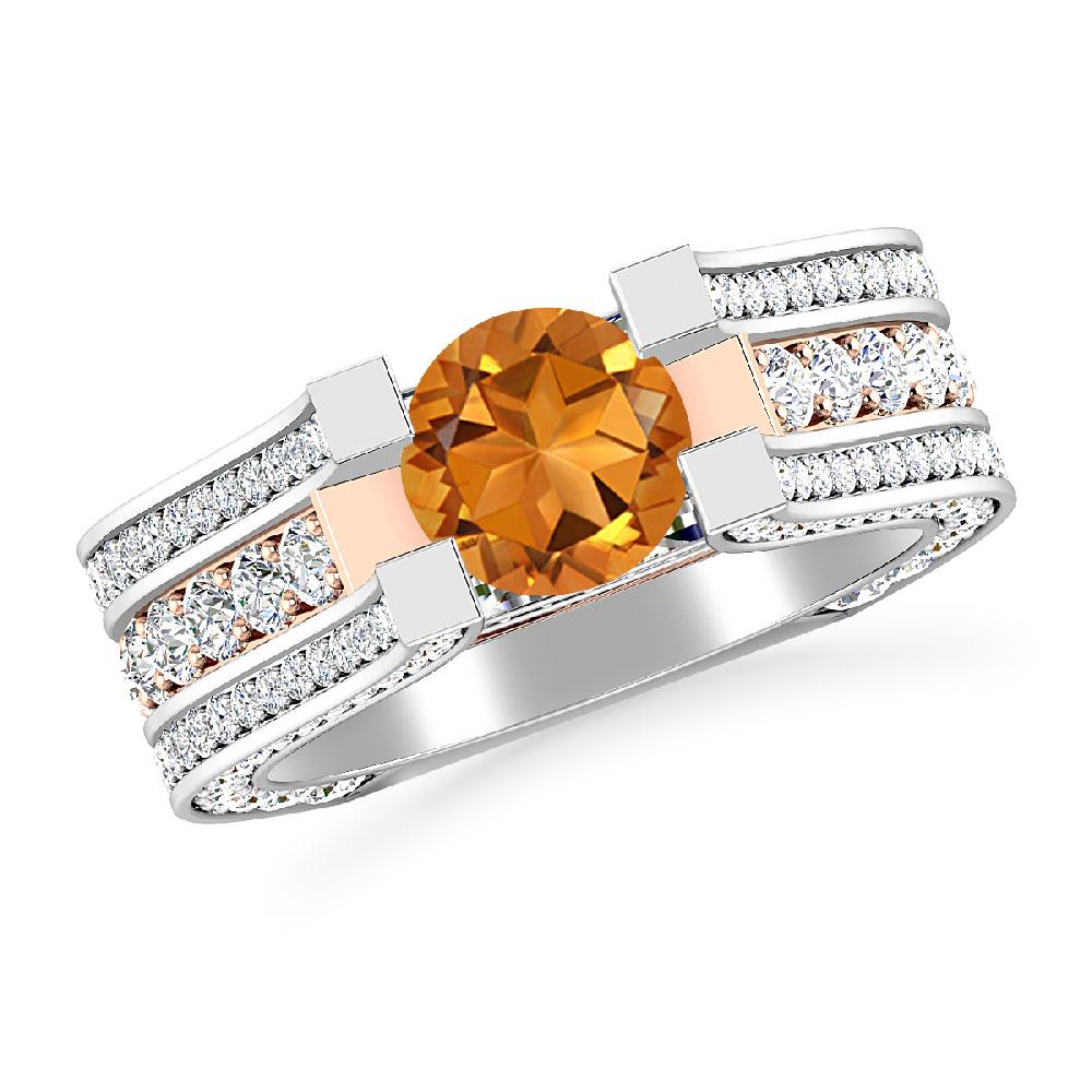 White Gold - Citrine