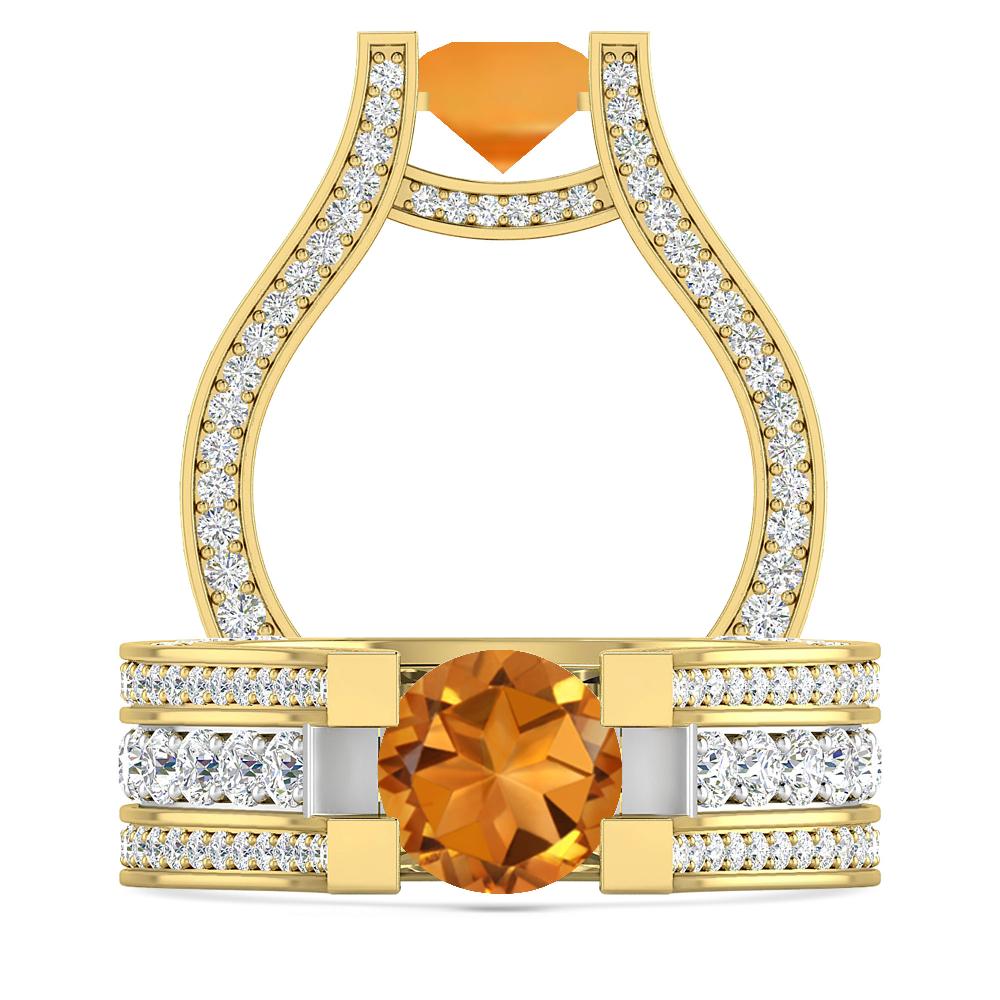 Yellow Gold - Citrine