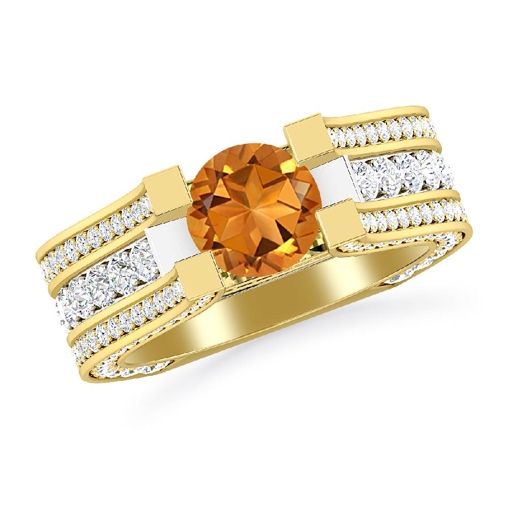 Yellow Gold - Citrine