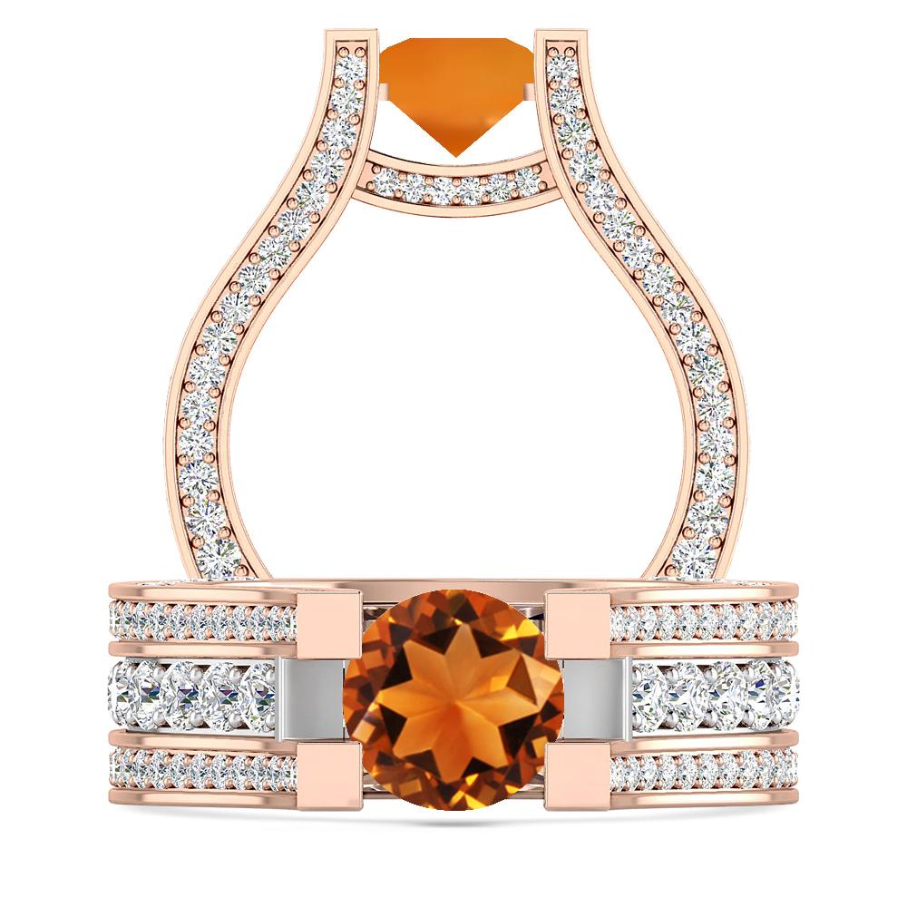 Rose Gold - Citrine