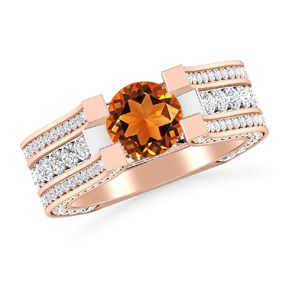 Rose Gold - Citrine