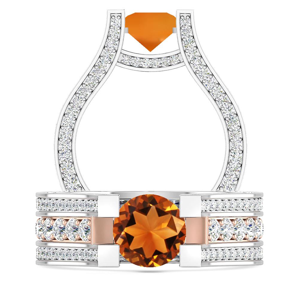 White Gold - Citrine