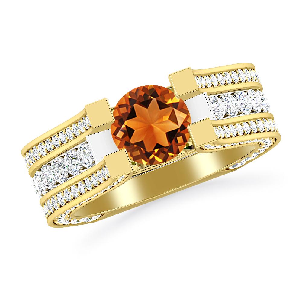 Yellow Gold - Citrine