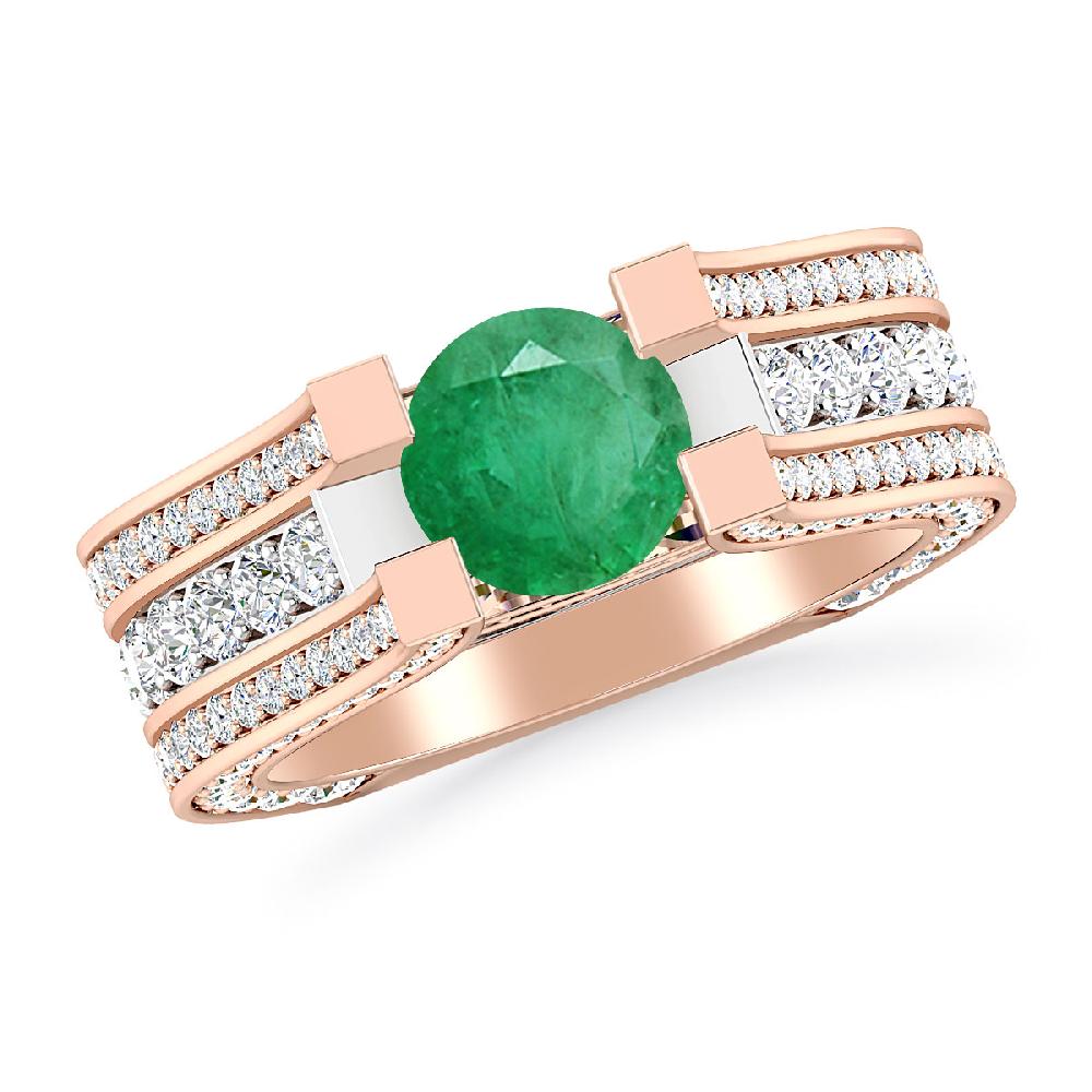 Rose Gold - Emerald