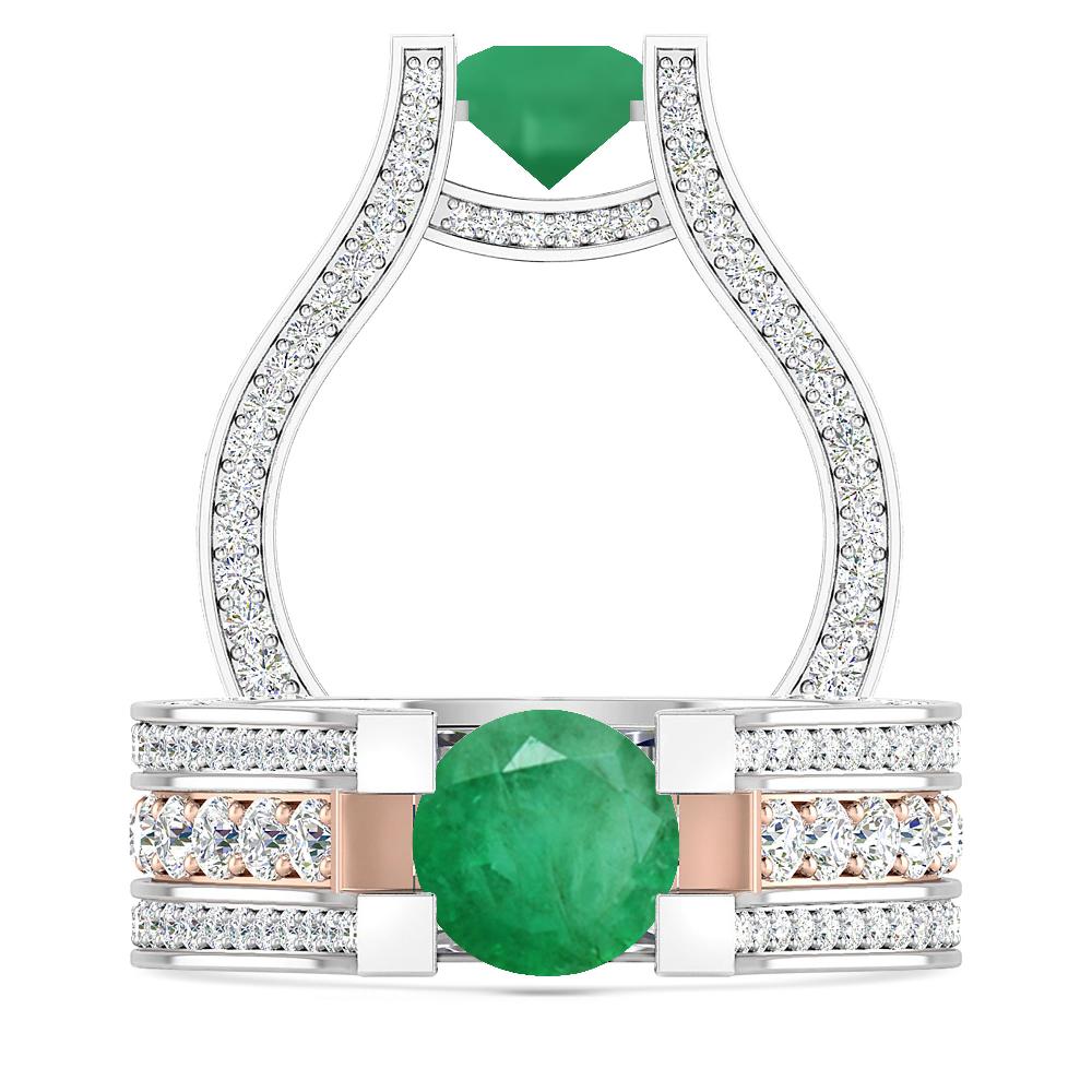 White Gold - Emerald