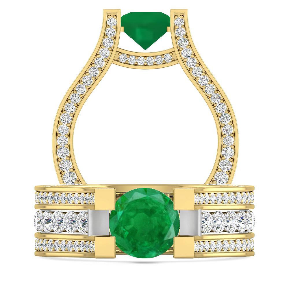 Yellow Gold - Emerald