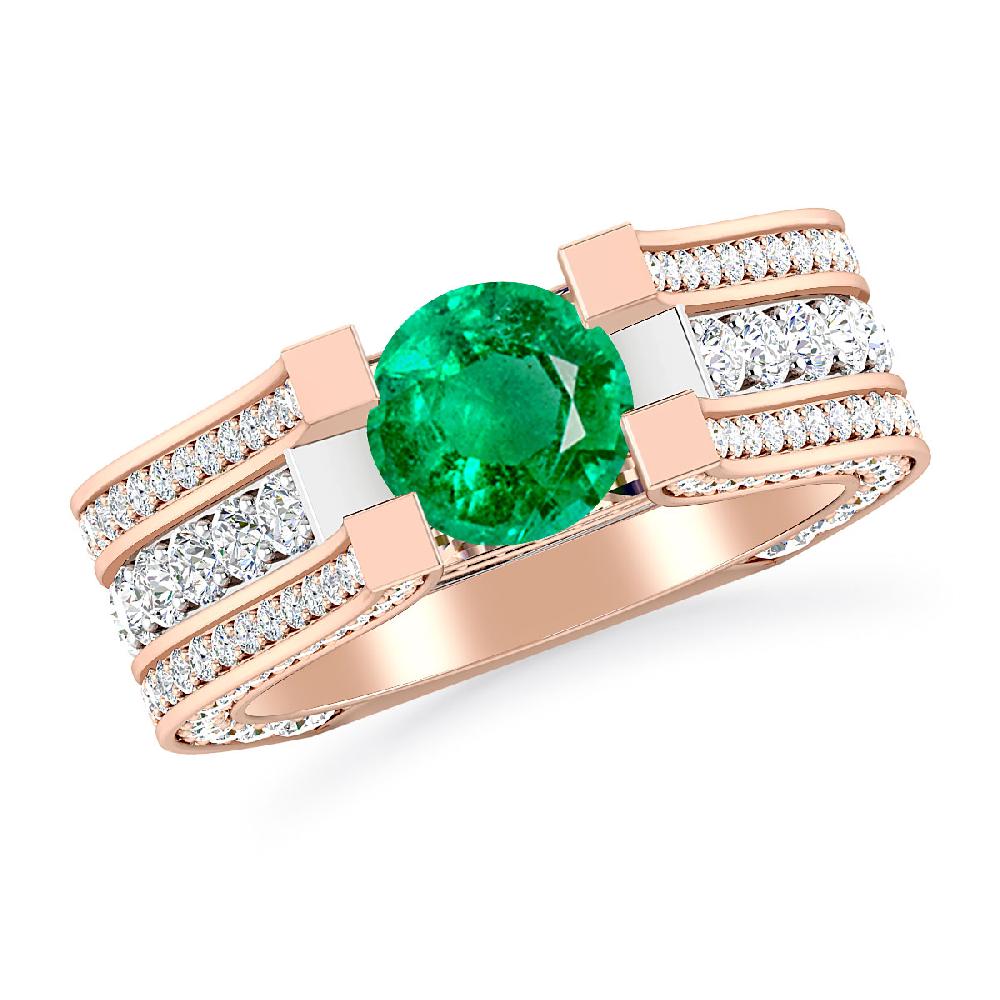 Rose Gold - Emerald