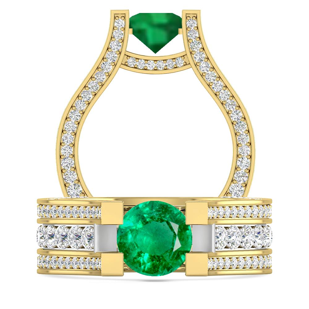 Yellow Gold - Emerald