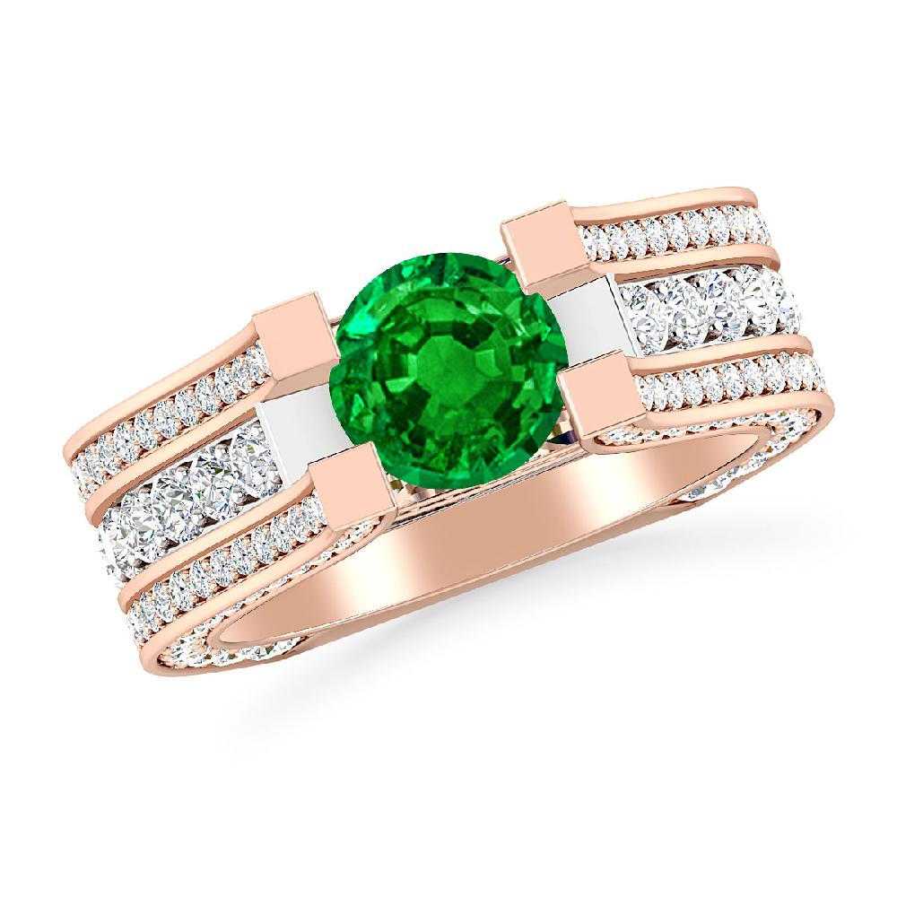 Rose Gold - Emerald