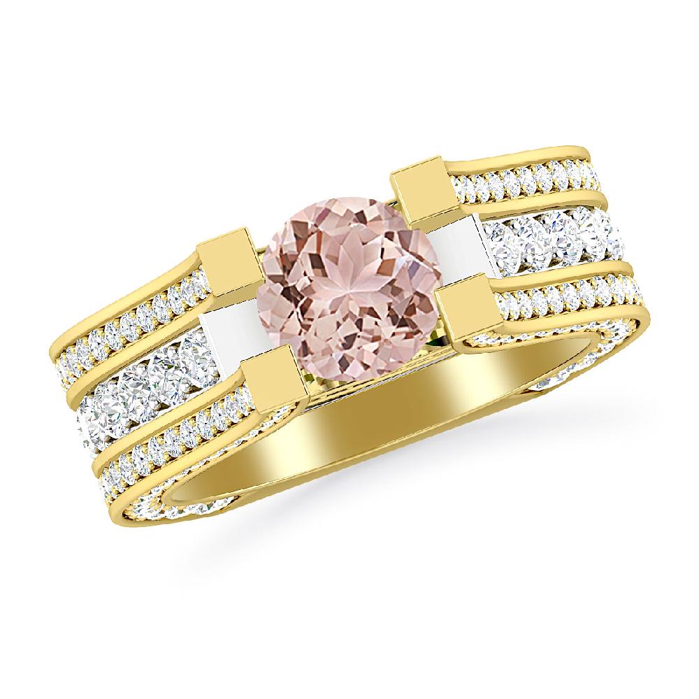 Yellow Gold - Morganite