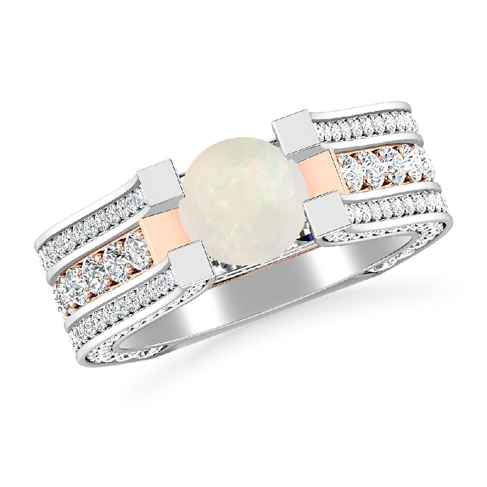 White Gold - Opal