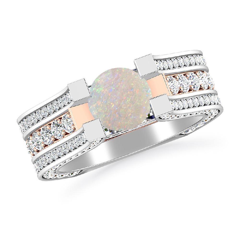 White Gold - Opal