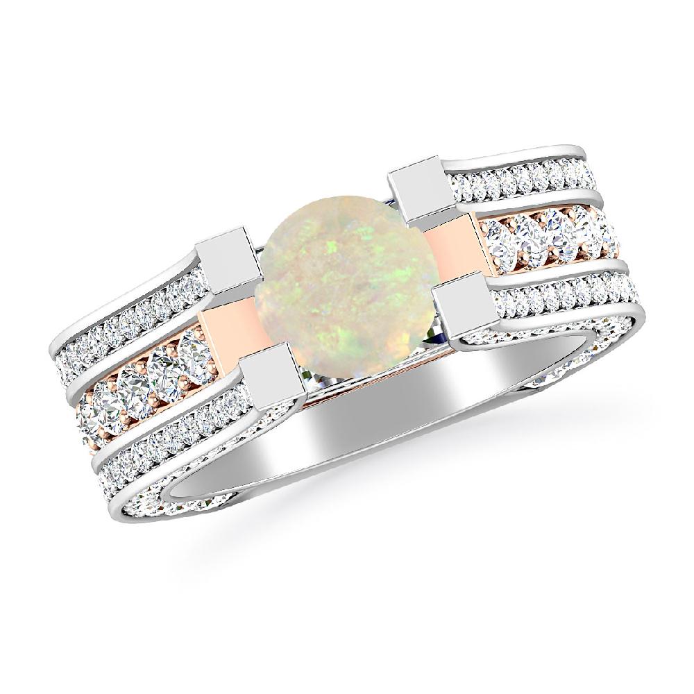 White Gold - Opal