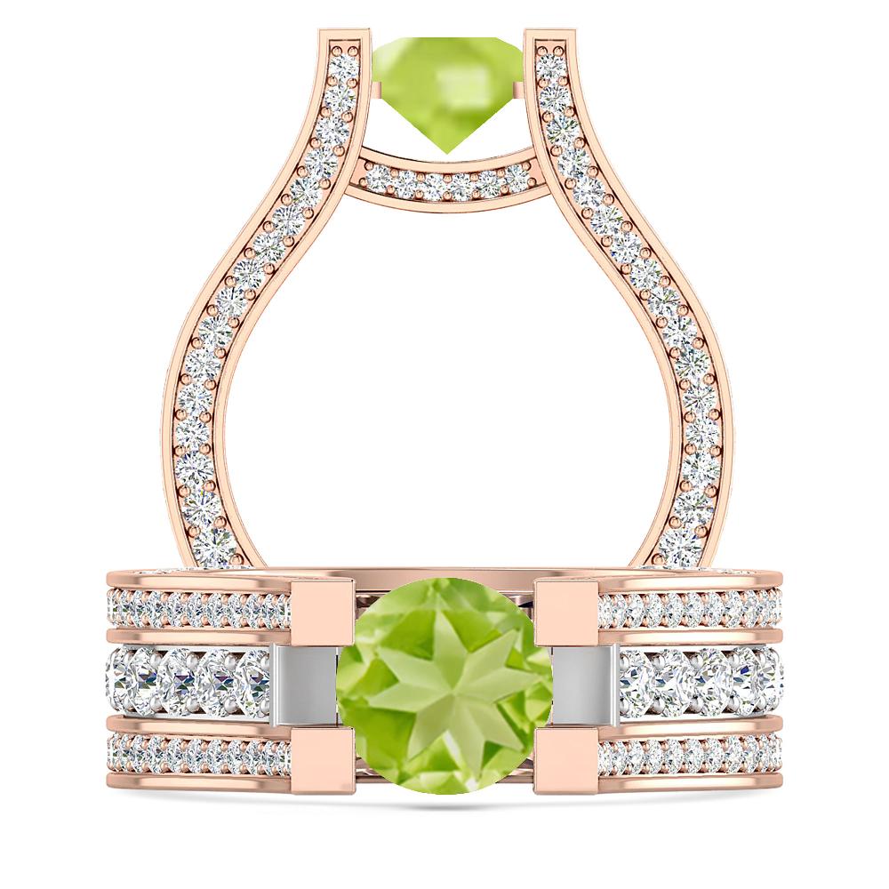 Rose Gold - Peridot