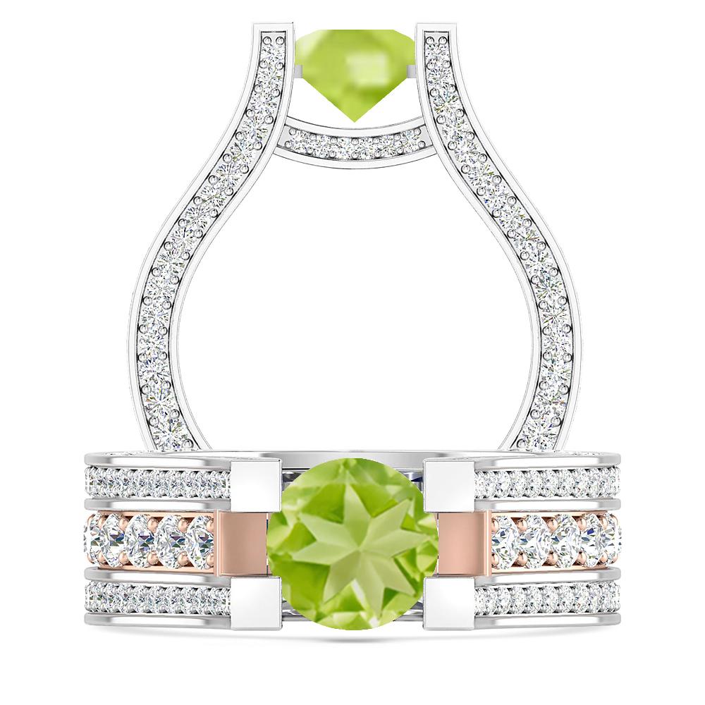 White Gold - Peridot