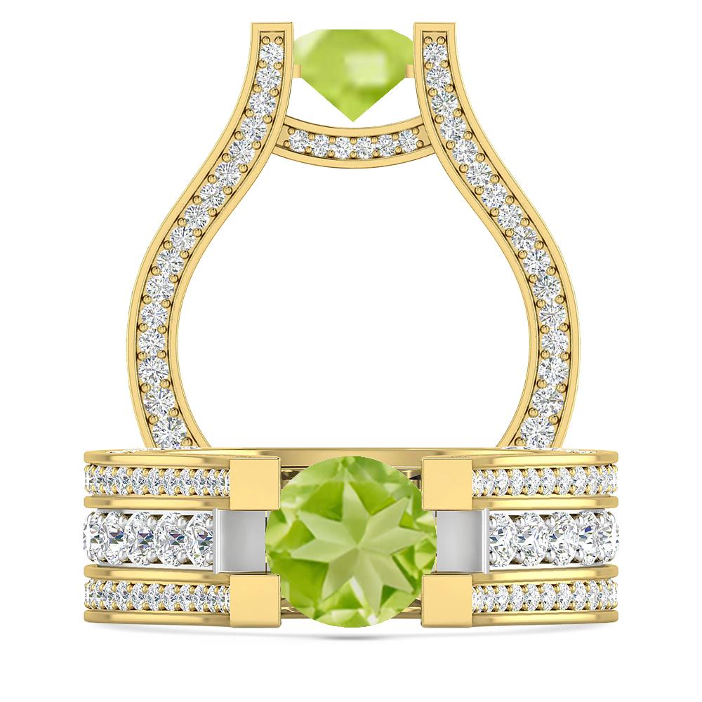 Yellow Gold - Peridot