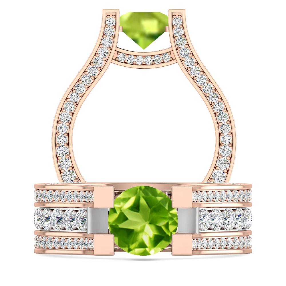 Rose Gold - Peridot