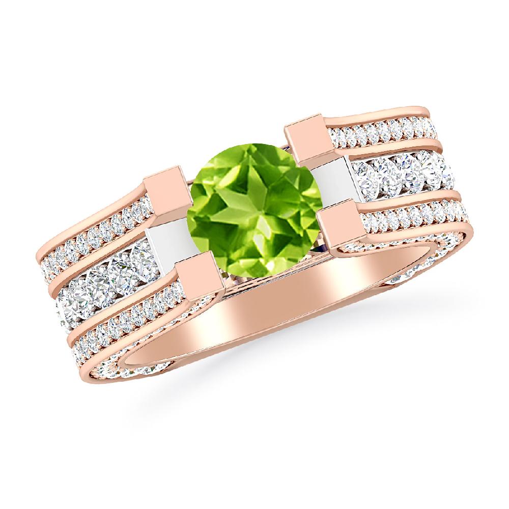 Rose Gold - Peridot