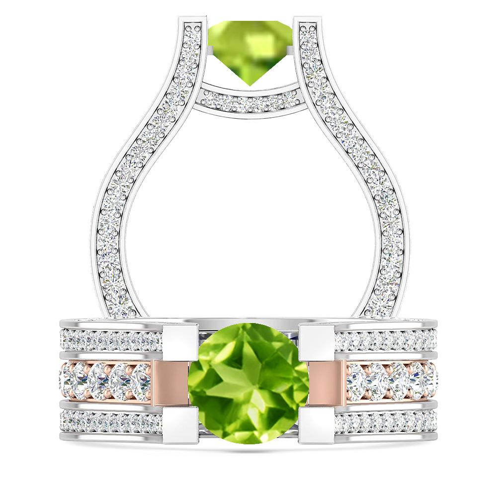 White Gold - Peridot