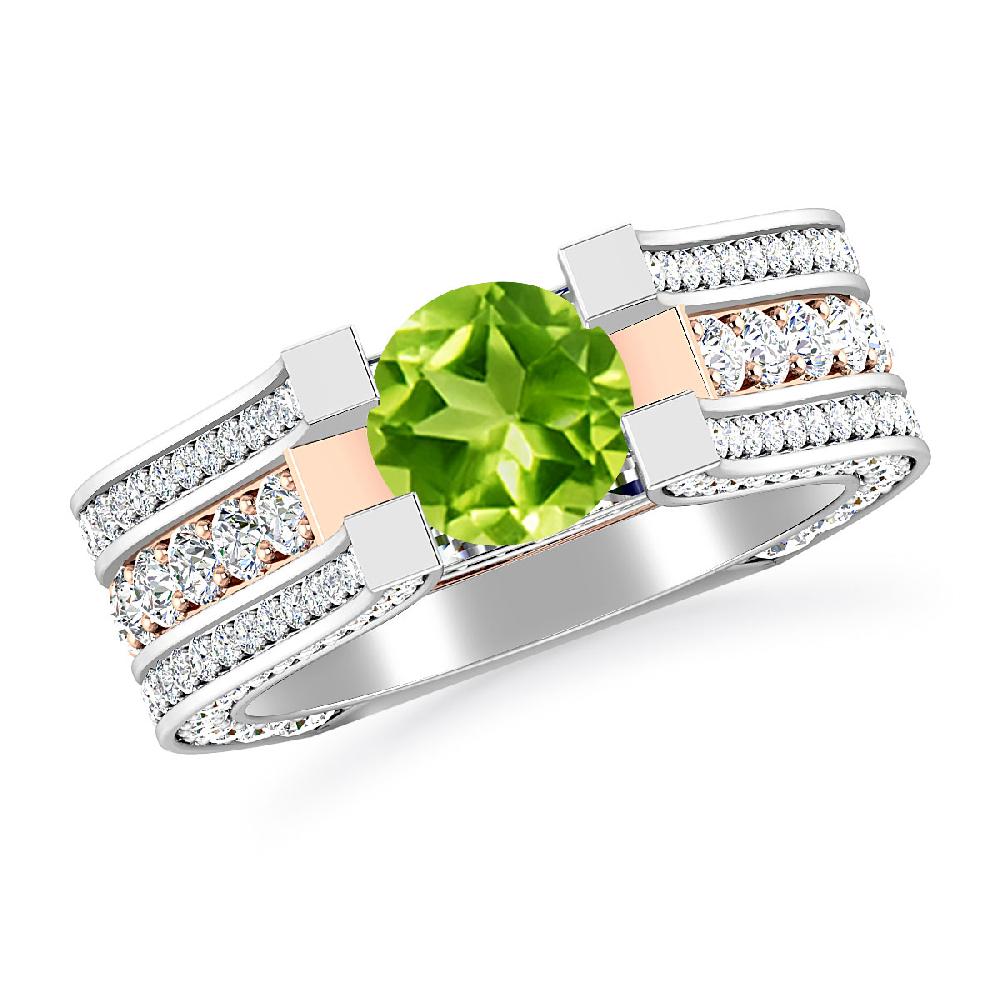 White Gold - Peridot