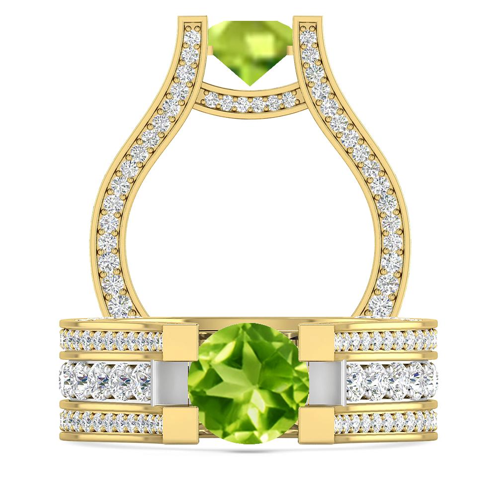 Yellow Gold - Peridot