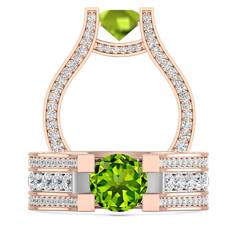 Rose Gold - Peridot