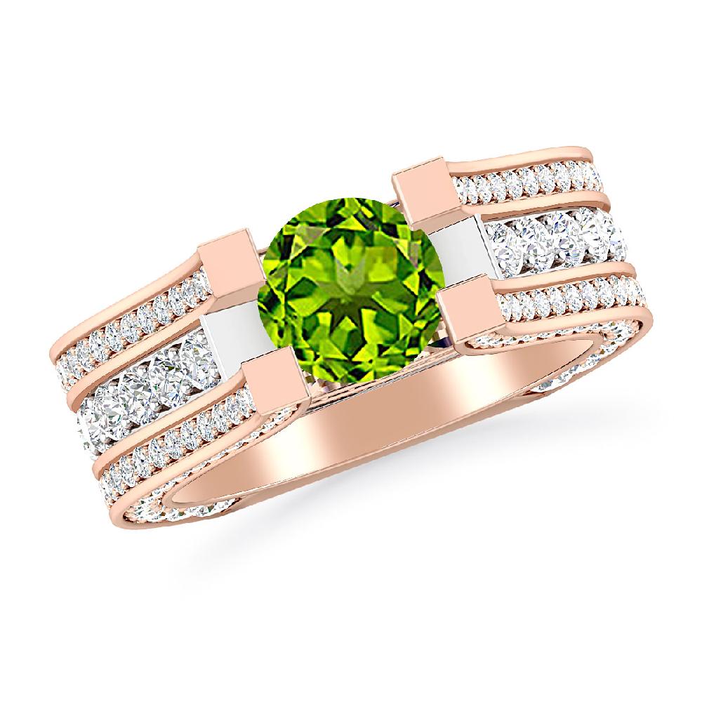 Rose Gold - Peridot