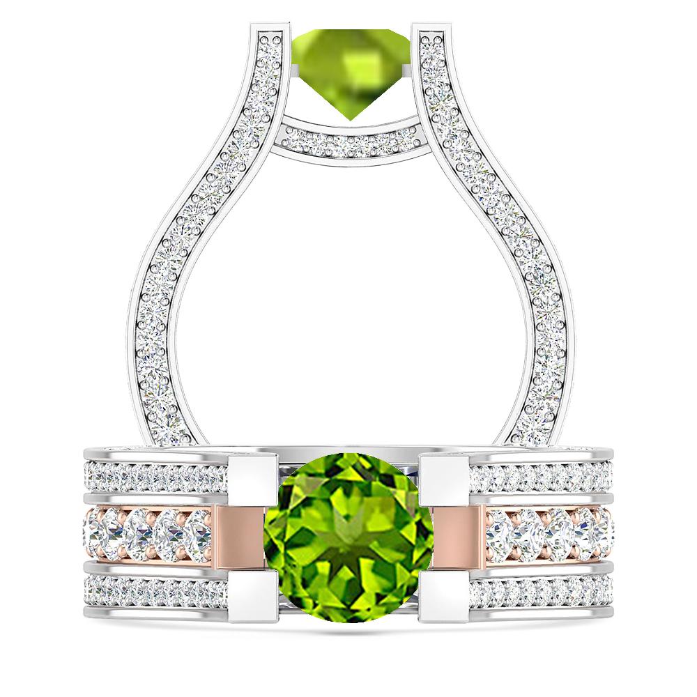 White Gold - Peridot